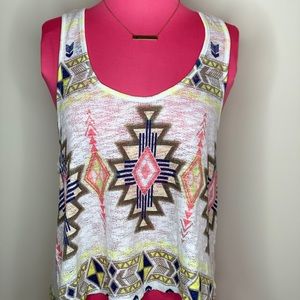 Tribal Print Tank Top